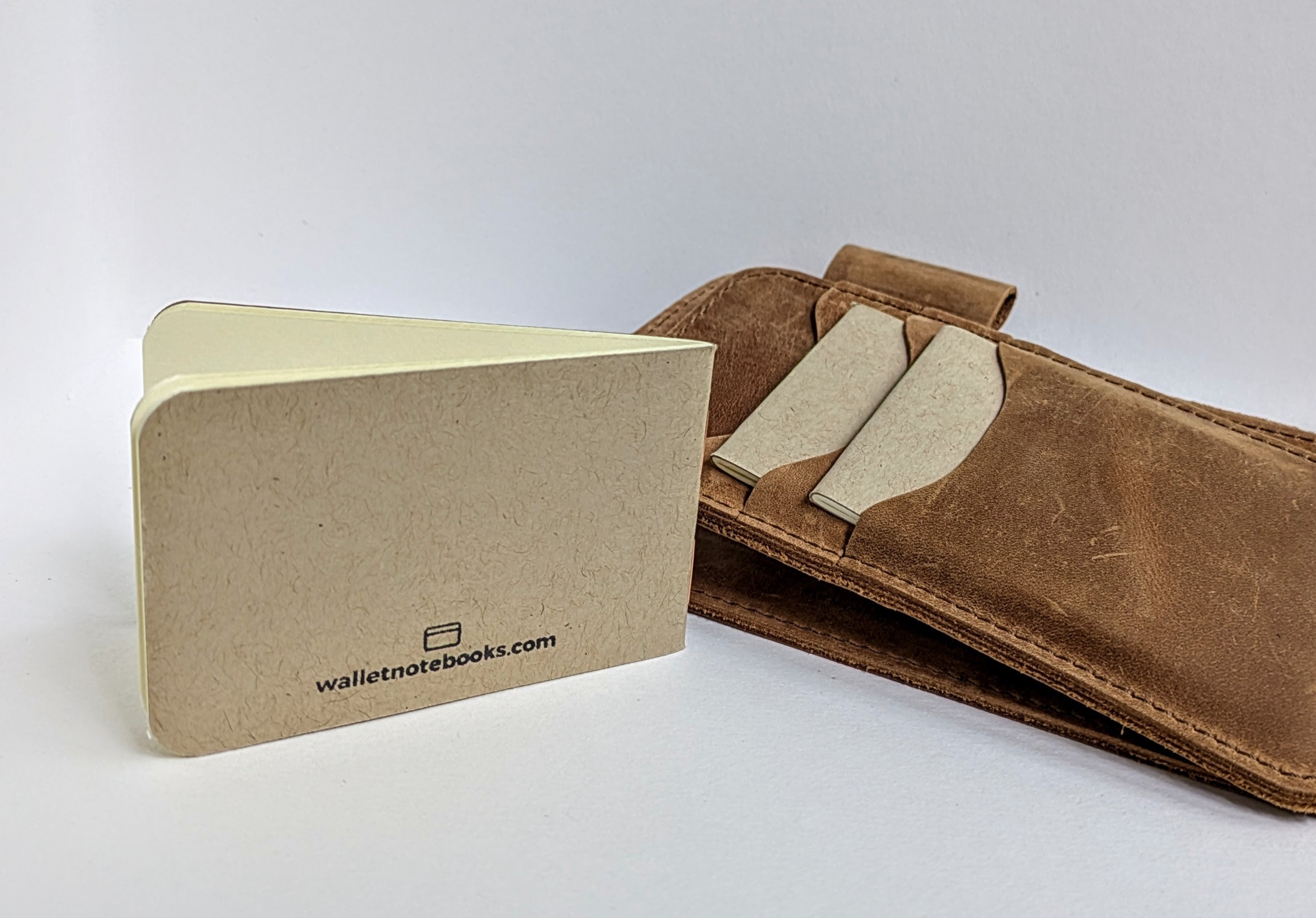 Wallet Notebooks product wallet image for Speckletone Kraft Brown with Soliste
